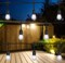 Northlight LED S14 Patio String Lights - Clear - 19.25' Black Wire - 20 ct